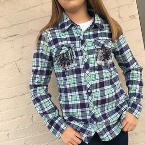 BLUE/GREEN FLANNEL